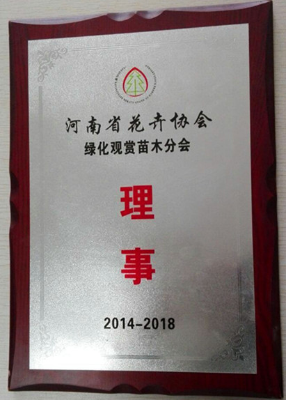 河南省花卉協(xié)會觀賞苗木分會理事單位